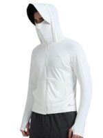FABSPORTS Men's UV Protection Sun Screen Jacket, Sun Protection Clothing, Lightweight with UPF 50+ Protection for Outdoors