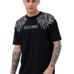 Men’s Oversized Fit Printed Premium Breathable Cotton, All Day Comfort Half Sleeve Crew Neck Oversized Tshirt