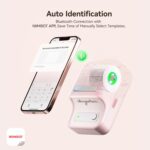 NIIMBOT B21 Label Maker, Inkless Bluetooth Label Printer, 2 Inch Portable Thermal Sticker Machine for Small Business, Marson Jar, Logo, Clothing, Shipping, Candles and Jewelry - Image 6