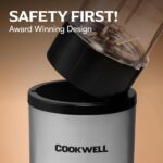 Cookwell Bullet Mixer Grinder (5 Jars, 3 Blades, Silver) - Copper, 600 Watts - 2 Year Warranty - Image 7