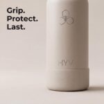 HYV MagFlex Insulated Water Bottle 1 Litre | Tripod with Magnetic Lid | Stainless Steel Sipper Bottle for Adults & Kids | Hot & Cold Flask for Gym, Office, Travel | Leakproof | Cashmere Beige - Image 7