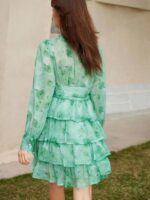 Womens One Piece Western Dress | Summer Dresses for Women - Floral Printed Casual A-Line Mini Dreses | Womens Dress - Image 3