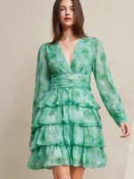 Womens One Piece Western Dress | Summer Dresses for Women - Floral Printed Casual A-Line Mini Dreses | Womens Dress - Image 5