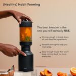 The Beast Mini Blender | Kitchen Mini Blender | Mixes Smoothies and Smoothies, Dressings, Sauces, Dips, Straw Lid and Straws Included, 600W (Mist) - Image 2