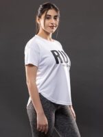 CHKOKKO Womens Stylish Activewear Quick Dry Lightweight Breathable Printed Round Neck Half Sleeve Regular Fit Gym T Shirt for Sports Yoga and Training - Image 17