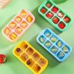 BIDFUL [3 Pack] Yellow Ice Cube Tray with Lids, 2-Inch Large Silicone Flexible 8-Cavity Ice Maker Molds for Whiskey & Cocktails, Easy-Release Reusable Ice Cubes, BPA-Free - Image 3