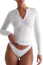 SIGHTBOMB Microfiber Ultra Soft Round Neck Front Zip Long Sleeve Cuddle TEE Active WEAR/Casual WEAR TOP for Women - Image 6