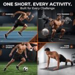 Men’s 2 in 1 Active Dual Shorts with Inner Tights | Double Layer Gym Shorts | Running, Training & Sports Shorts with Pocket Plus Size (S to 6XL) - Image 9