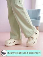 Fashionable Comfortable Adjustable Back Strap Clogs & Premium Cute Charms |Waterproof Anti Skid & Lightweight Cushioned Stylish Clogs Mules for Women's & Girl's BBSILK-11 - Image 3