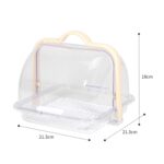 Pie Storage Platter Tray Cupcake Muffin Cake Holder for Party Cookies Fruits|Cake Carriers|Kitchen Storage & Containers|Kitchen & Dining - Image 3