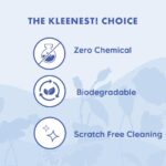 Kleenest Magic Eraser Cleaning Sponge | Pack of 4 | Chemical-Free, Multi-Purpose Wipe for Effortless Cleaning of Kitchen, Bathroom, Walls, Shoes & More – Tough on Stains, Gentle on Surfaces - Image 3