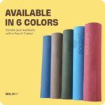Boldfit Yoga Mats For Women and Men Exercise For Home Workout Gym Anti Slip EVA Material Yoga Mat 4Mm For Kids Gym Mats - Green - Image 6