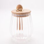 The Better Home Borosilicate Glass Jar for kitchen storage With Wooden Lid | 680 Ml | Overnight Oats Jar | Multipurpose Airtight Storage Jar for Oats, Snacks, Tea, Coffee | Microwave & Oven Safe - Image 8