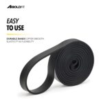 Boldfit Heavy Resistance Band for Exercise & Stretching, Pull Up Band Suitable in Home & Gym Workout, Power Bands for Men & Women. (Black 15-30 kg Resistances)(Material: Natural Rubber) - Image 6