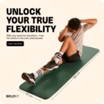 Boldfit Yoga Mats For Women and Men Exercise For Home Workout Gym Anti Slip EVA Material Yoga Mat 4Mm For Kids Gym Mats - Green - Image 2
