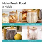The Better Home Borosilicate Glass Jar for kitchen storage With Wooden Lid | 680 Ml | Overnight Oats Jar | Multipurpose Airtight Storage Jar for Oats, Snacks, Tea, Coffee | Microwave & Oven Safe - Image 5