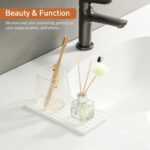 Zibuyu 2-Piece Diatomite Water Absorbent Stone Tray for Bathroom & Kitchen - Image 4