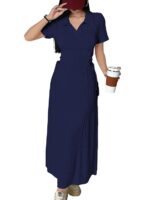 Shasmi Women's Skin Self Design Applique Collared Casual Shirt - Image 10