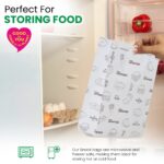 Oddy Uniwraps Multi-Purpose Paper Snack Bags with Sealing Stickers – Pack of 60, 8 × 5.5 Inch - Image 8
