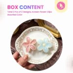 Korean Flower Hair Clutcher for Women & Girls – Strong Grip Floral Claw Clip for Thick & Thin Hair - Image 7
