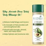 Biotique Avocado Stress Relief Body Massage Oil – 200ml - Image 4
