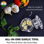 ARTO Garlic Twister Mincer (POF-2) – All-in-One Rotary Garlic Press, Ginger Crusher & Herb Chopper | BPA-Free, Easy to Clean - Image 7