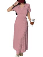Shasmi Women's Skin Self Design Applique Collared Casual Shirt - Image 12
