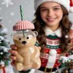 Cute Bear Glass Tumbler with Reusable Straw & Leakproof Lid, 500ml – Adorable Cup for Coffee, Tea, Juice, Smoothies & Water - Image 8