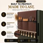 Premium Fridge Cover Top for Single Door Refrigerator with 6 Side Pockets – Waterproof & Washable Polyester Cover - Image 6