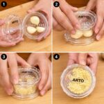 ARTO Garlic Twister Mincer (POF-2) – All-in-One Rotary Garlic Press, Ginger Crusher & Herb Chopper | BPA-Free, Easy to Clean - Image 4