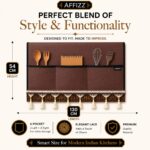 Premium Fridge Cover Top for Single Door Refrigerator with 6 Side Pockets – Waterproof & Washable Polyester Cover - Image 3