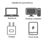 USB LED Mini Night Light – Portable Warm Glow USB Lamp, Plug & Play, Energy Saving, Pack of 2 - Image 3