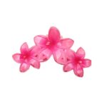 3-Piece Flower Hair Claw Clip Set – Stylish Floral Hair Accessories - Image 6