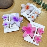 3-Piece Flower Hair Claw Clip Set – Stylish Floral Hair Accessories - Image 4