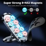 Magnova Magnetic Car Phone Holder – 360° Rotating Dashboard Mount - Image 9