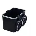 Car Center Console Armrest Storage Box – Dual Foldable Cup Holders | Universal Car Organizer