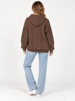 Leriya Fashion Hoodie for Women | Oversized and Sweatshirt | Full Sleeve Hoodies Pullover Chain Jacquard Regular Fit | Hoodies for Woman | Casual Sweatshirt Winter Wear Hoodie - Image 4