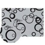 Combo of Exclusive Decorative 1 Fridge Top Cover, 2 Fridge Handle Cover & 4 Fridge Mat (Set of 7 Pieces) - Image 6