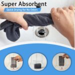 ESPERO Microfiber Cleaning Cloth Roll, 20Pcs, 4000 Times Washable - 10X Cheaper Than Paper Kitchen Towel Roll - Ultra Absorbent Lint Free Microfiber Cleaning Cloth for Kitchen - Tearable, Reusable - Image 7