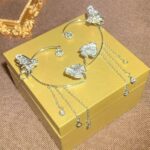 Butterfly Zircon Ear Cuff Earrings for Women,14K Gold Sparkling Rhinestone Tassels Earrings Non Piercing Clip On Wrap Climber Crawler Earrings - Image 6