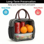 FOSSE (7.5 L Insulated Travel Lunch/Tiffin/Storage Bag for Office, College & School | Hot & Cold Travel Lunch Box for Men,Women | Tiffin Box & Bottles, Picnic Bag (Grey) - Image 8