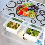 Combo of Exclusive Decorative 1 Fridge Top Cover, 2 Fridge Handle Cover & 4 Fridge Mat (Set of 7 Pieces) - Image 3