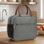 FOSSE (7.5 L Insulated Travel Lunch/Tiffin/Storage Bag for Office, College & School | Hot & Cold Travel Lunch Box for Men,Women | Tiffin Box & Bottles, Picnic Bag (Grey) - Image 9
