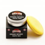AutoBros Ceramic Infused Car Paste Wax (100g) – Restores Gloss & Shine | Advanced Carnauba & SiO₂ Protection | Removes Haze & Swirls | Long-Lasting Water & UV Resistant | Safe on Paint | Easy to Apply