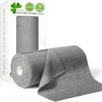 ESPERO Microfiber Cleaning Cloth Roll, 20Pcs, 4000 Times Washable - 10X Cheaper Than Paper Kitchen Towel Roll - Ultra Absorbent Lint Free Microfiber Cleaning Cloth for Kitchen - Tearable, Reusable